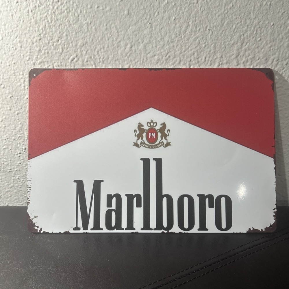 Marlboro Vintage Style Decor Metal Sign Man Cave